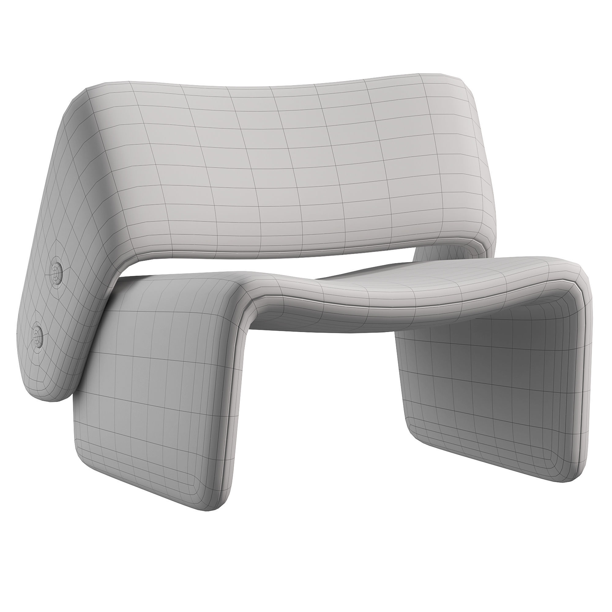 MONIFA ARMCHAIR BY NOHA COLLECTION  3D model_2