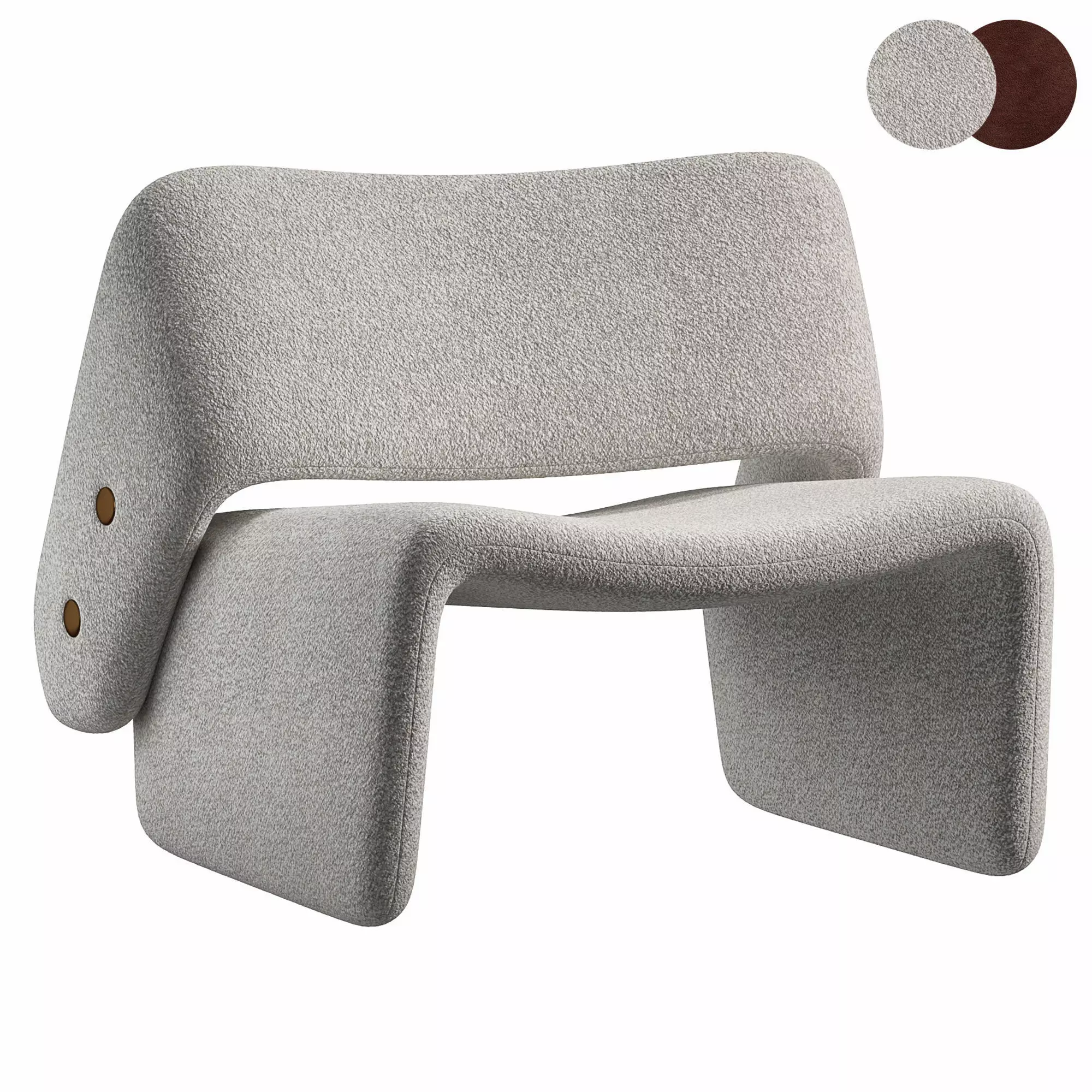 MONIFA ARMCHAIR BY NOHA COLLECTION  3D model_0