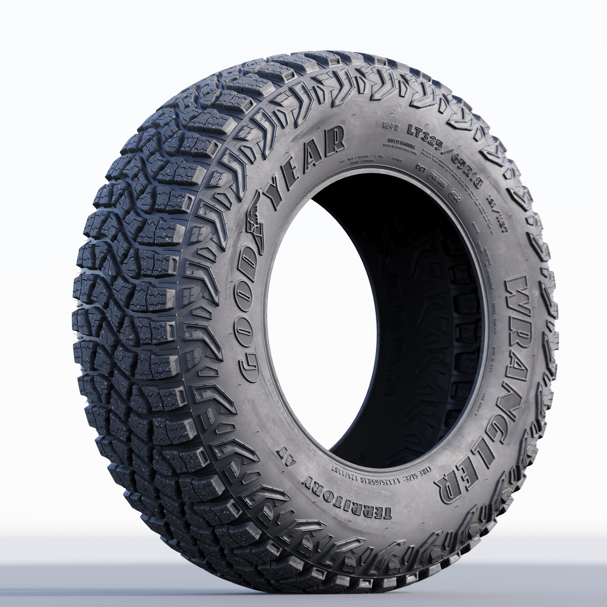 Good Year Wrangler off road tire 3D model_5