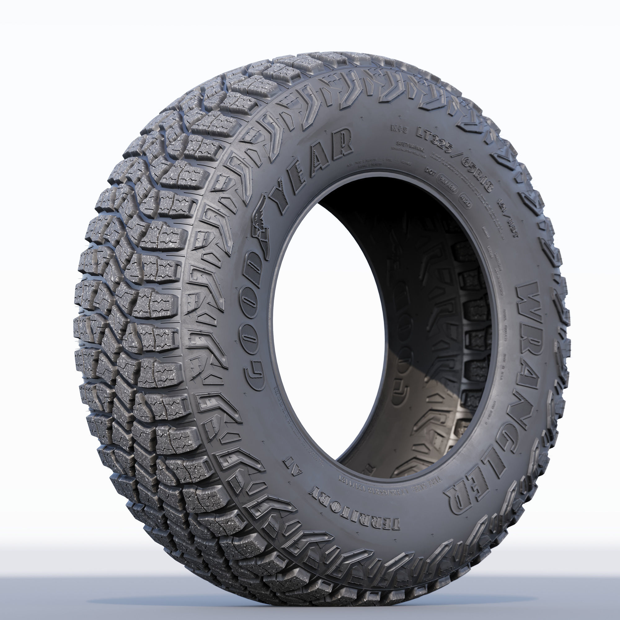 Good Year Wrangler off road tire 3D model_6
