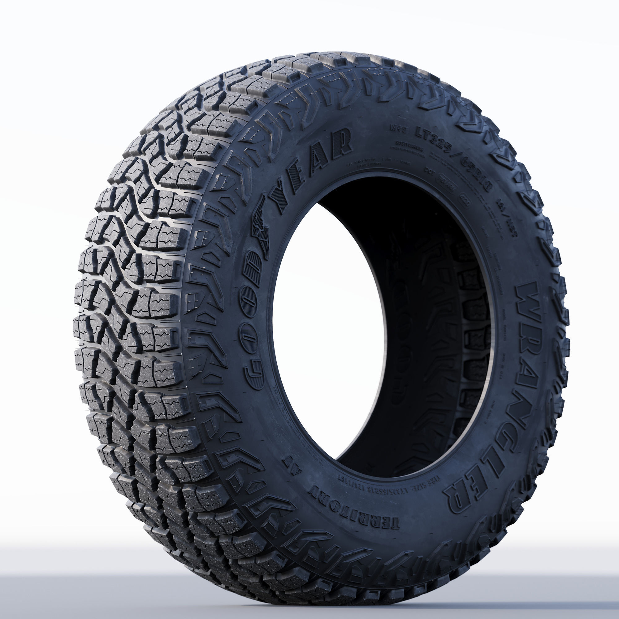 Good Year Wrangler off road tire 3D model_7