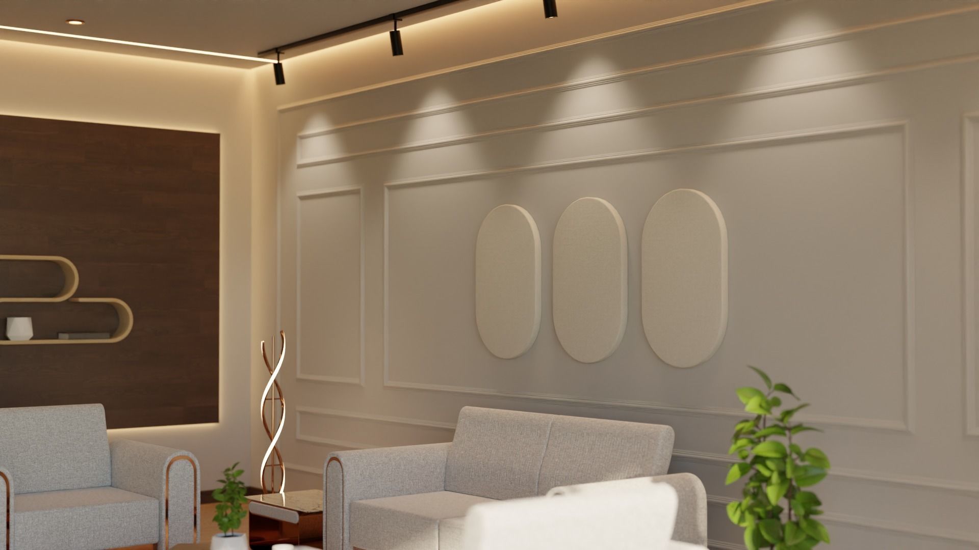 Living Room - 04 Low-poly 3D model_12