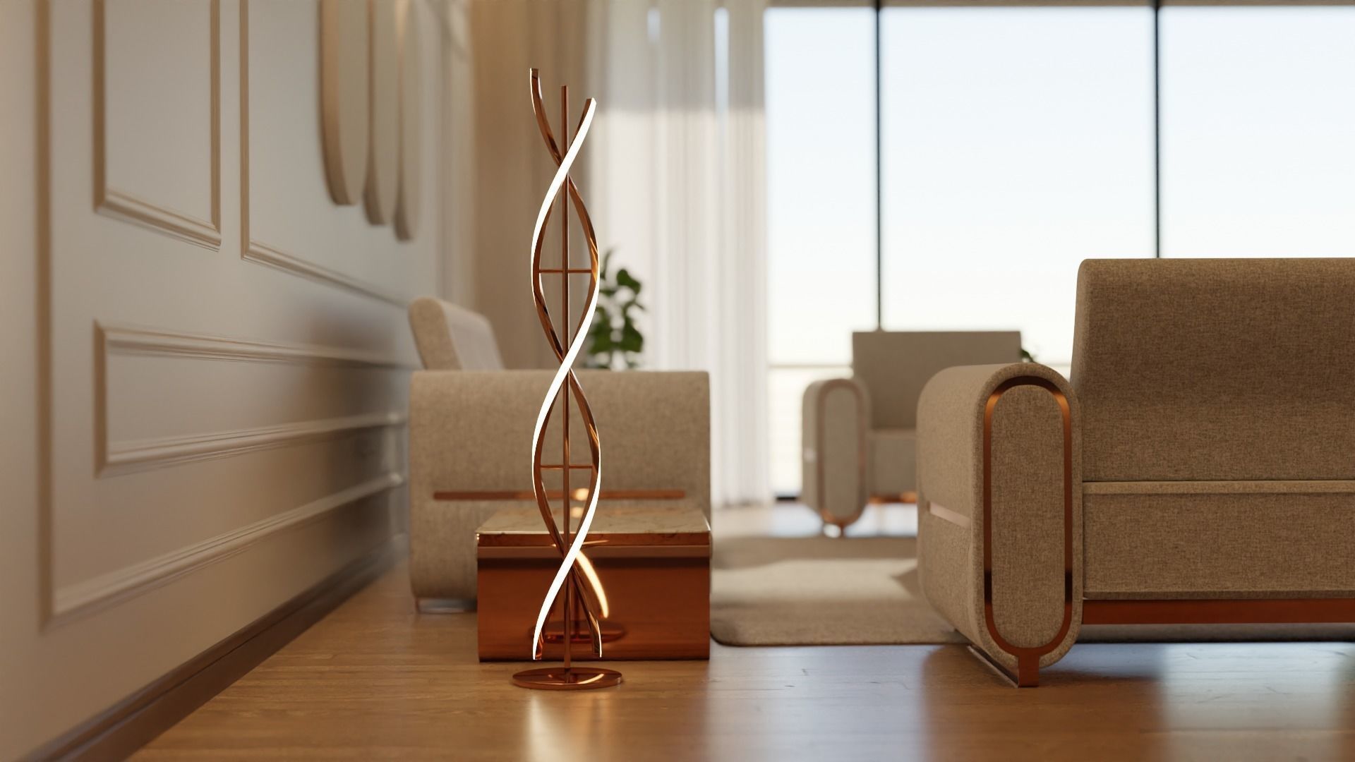 Living Room - 04 Low-poly 3D model_18