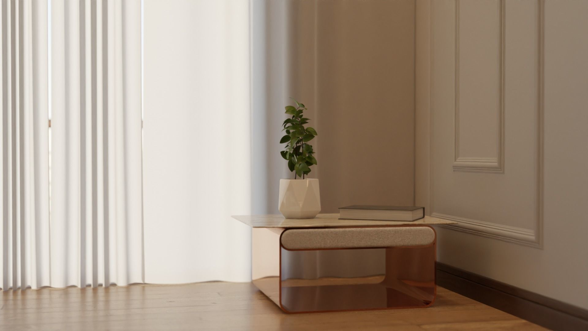 Living Room - 04 Low-poly 3D model_26