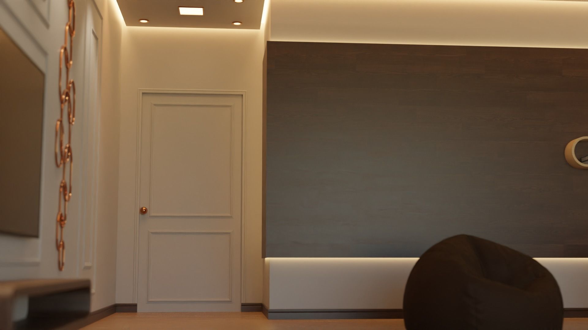 Living Room - 04 Low-poly 3D model_38