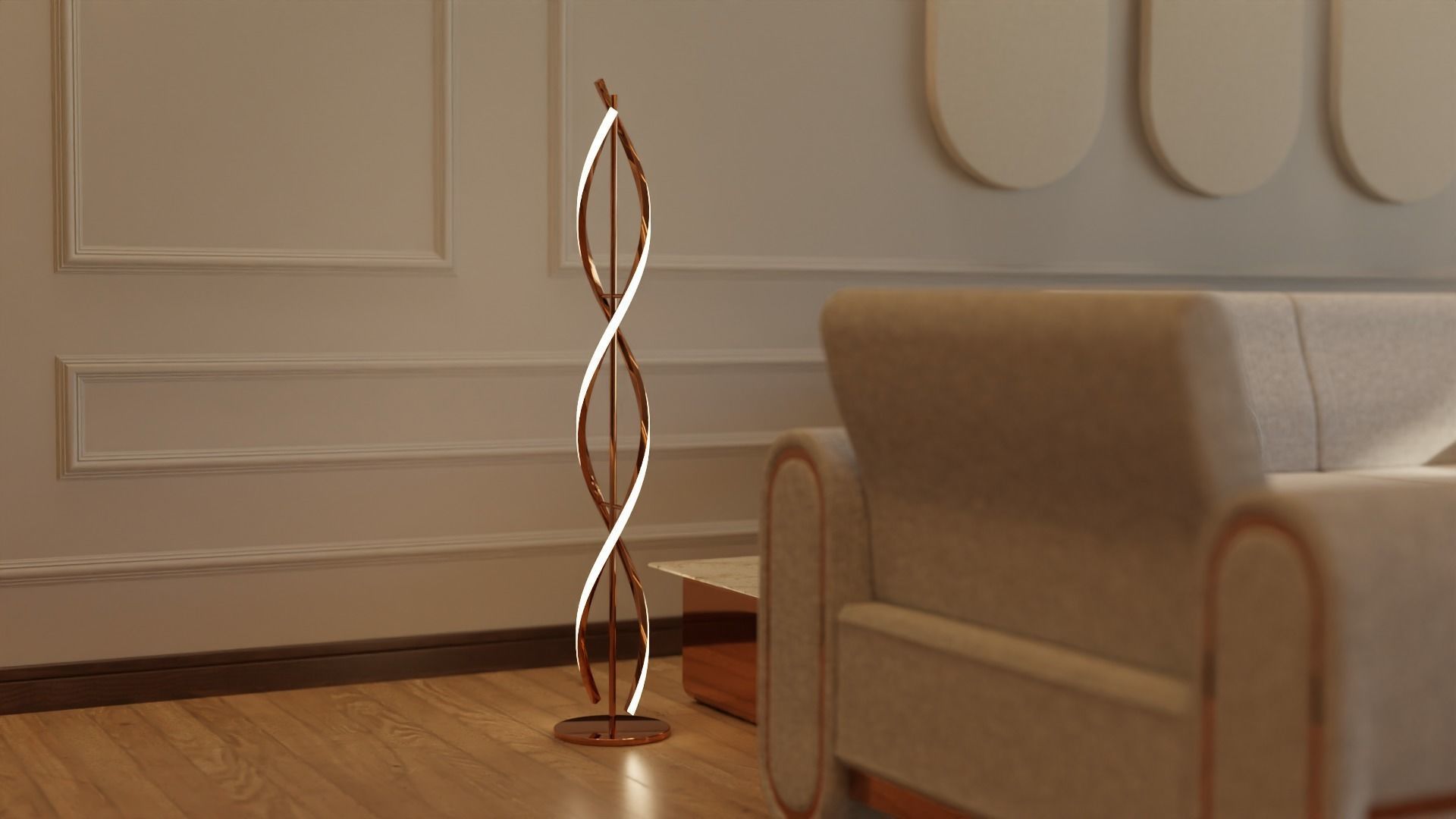 Living Room - 04 Low-poly 3D model_16