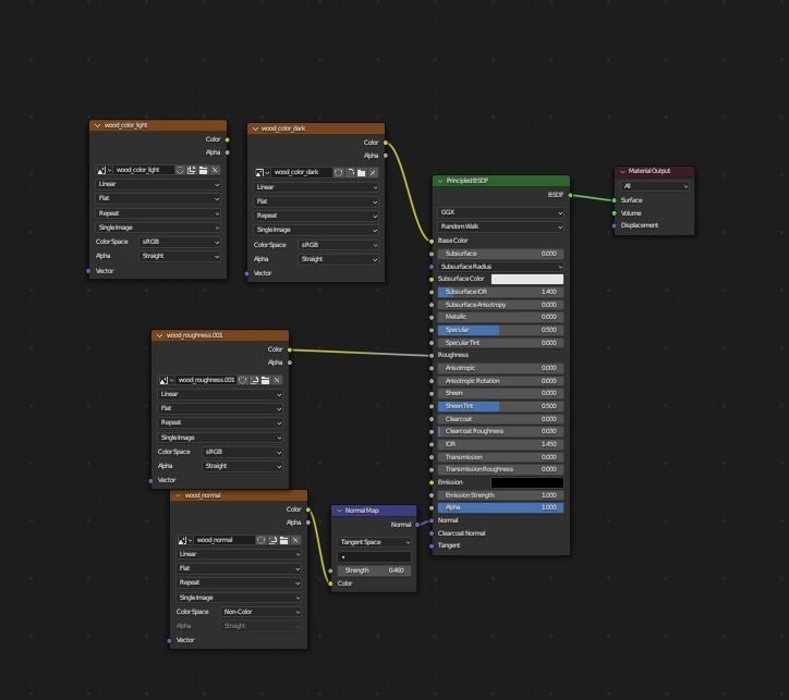 OLD CHEST OF DRAWERS Free low-poly 3D model_11