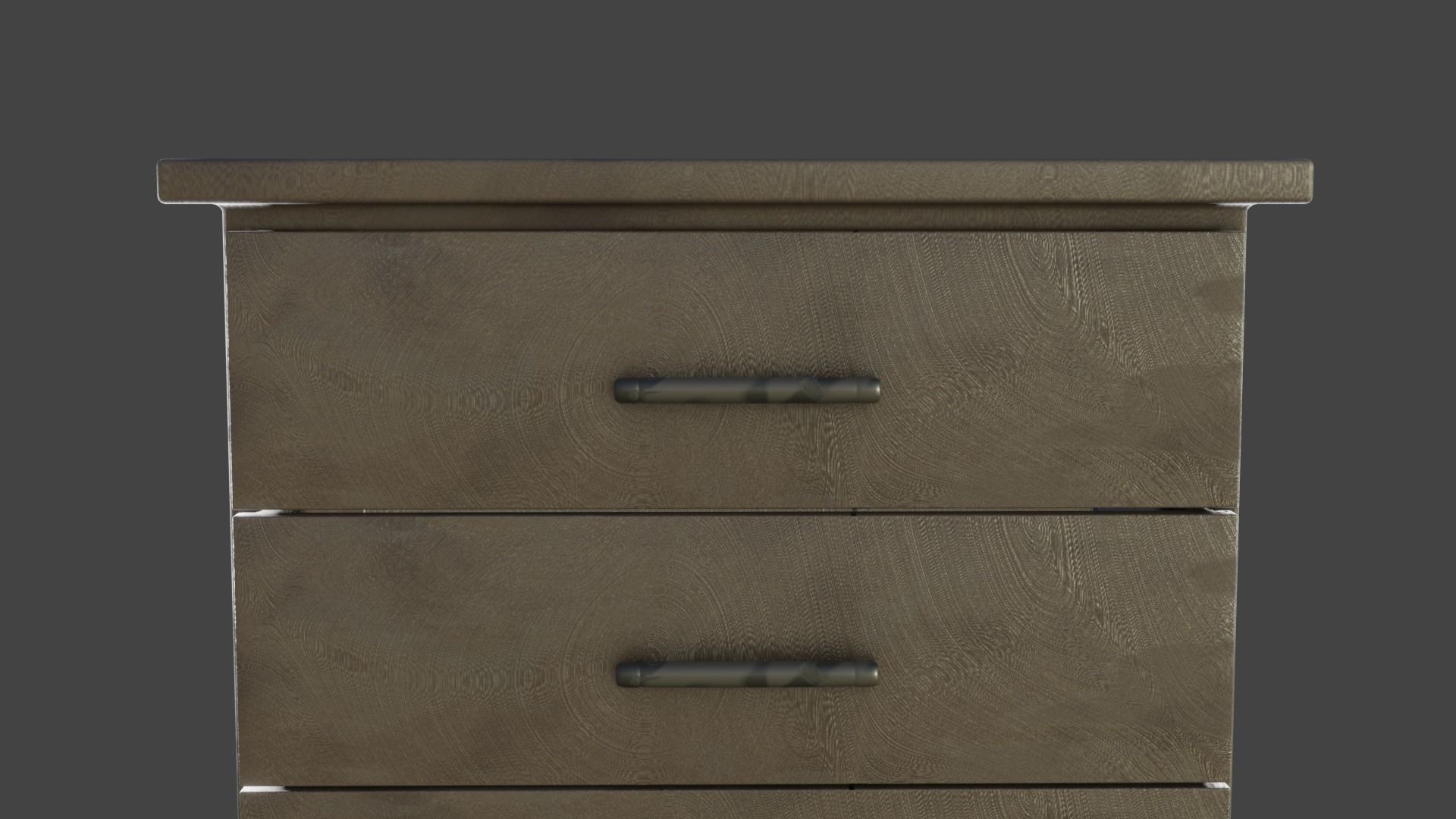 OLD CHEST OF DRAWERS Free low-poly 3D model_5