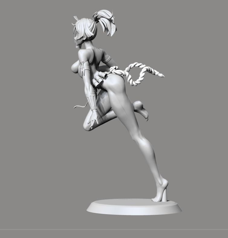 Yuzuriha Hell paradise NSFW version 3D print model_8