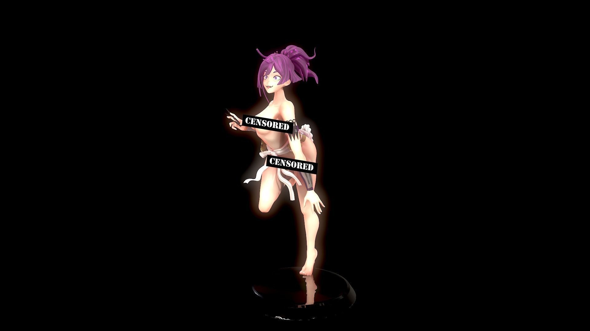 Yuzuriha Hell paradise NSFW version 3D print model_2
