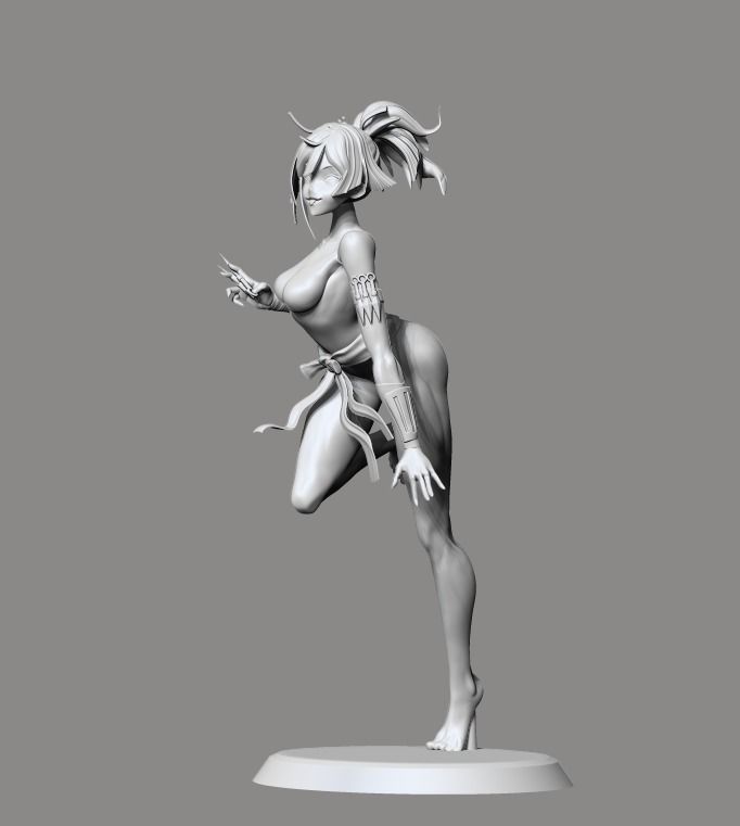Yuzuriha Hell paradise NSFW version 3D print model_17