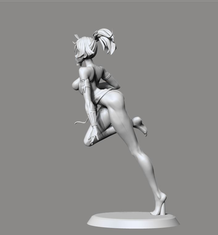 Yuzuriha Hell paradise NSFW version 3D print model_21