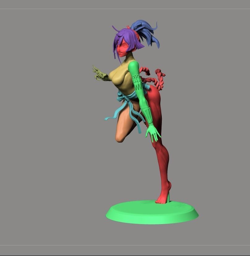 Yuzuriha Hell paradise NSFW version 3D print model_16