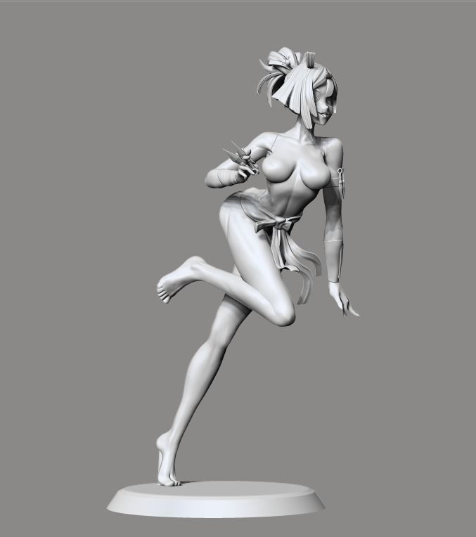 Yuzuriha Hell paradise NSFW version 3D print model_23