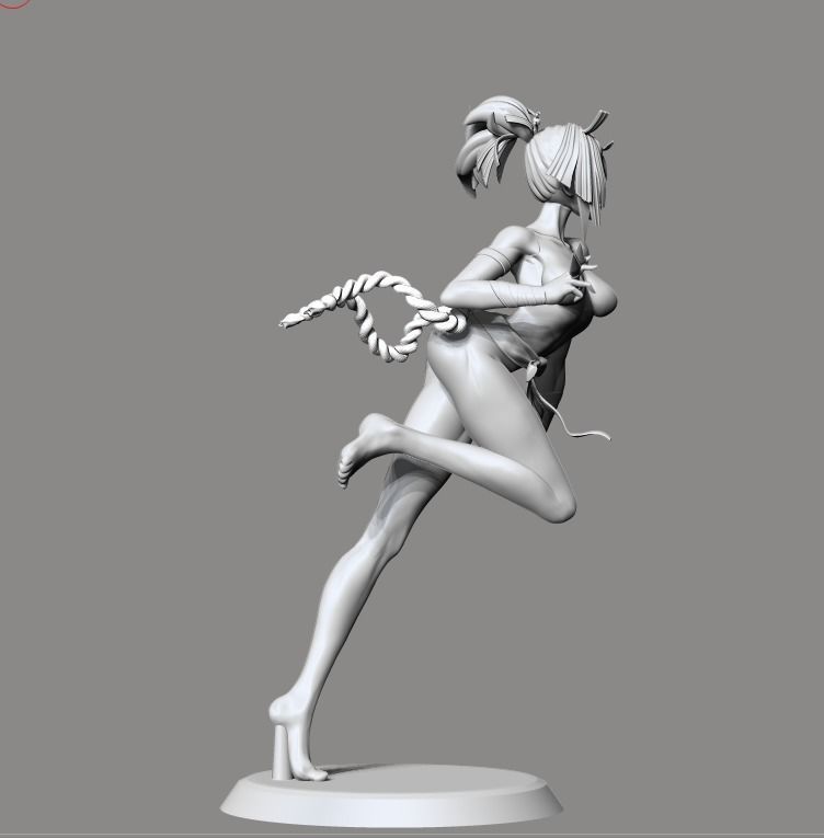 Yuzuriha Hell paradise NSFW version 3D print model_13