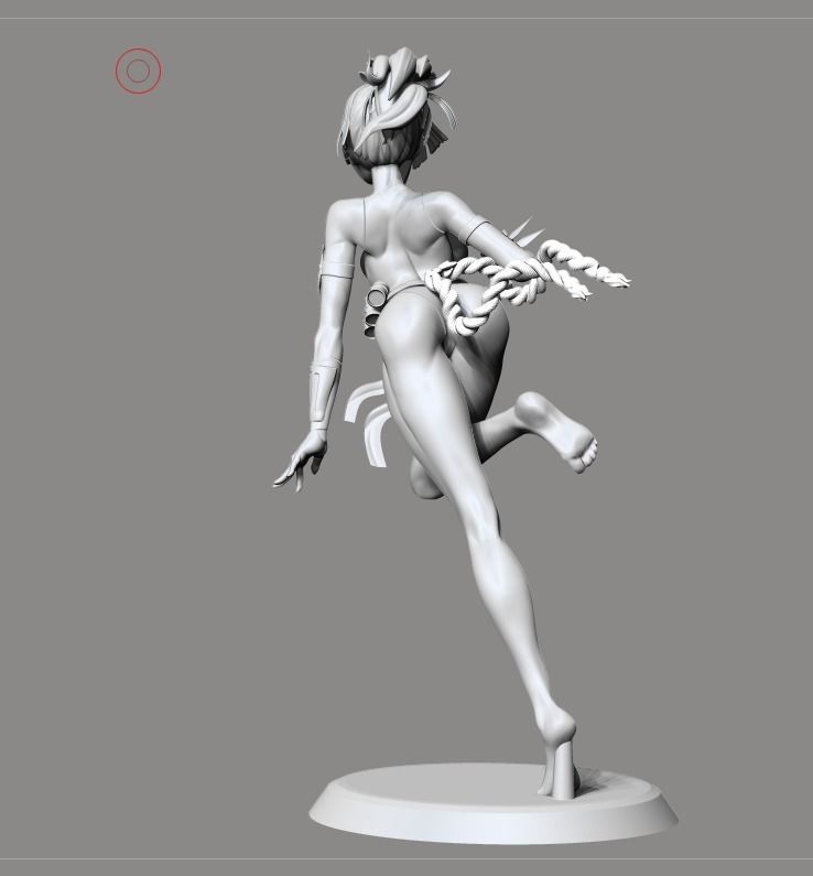 Yuzuriha Hell paradise NSFW version 3D print model_14