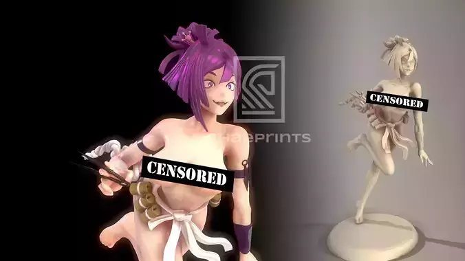 Yuzuriha Hell paradise NSFW version