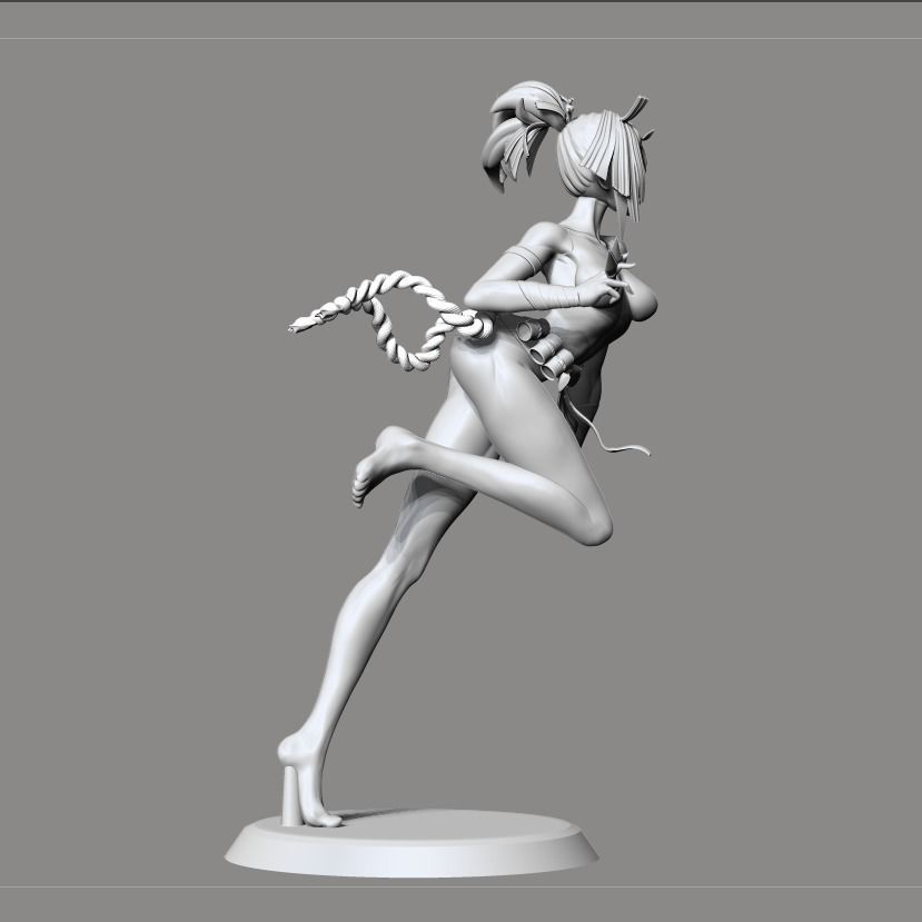Yuzuriha Hell paradise NSFW version 3D print model_18