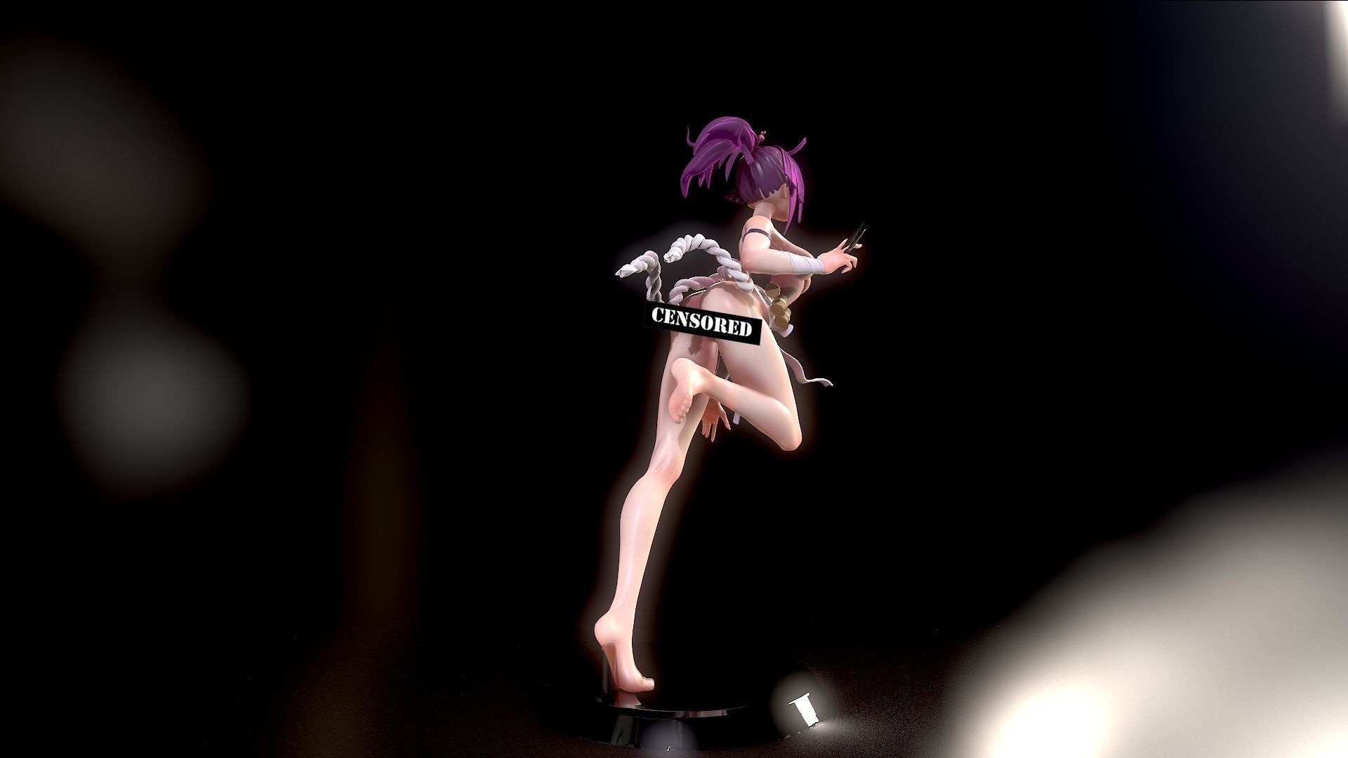 Yuzuriha Hell paradise NSFW version 3D print model_5