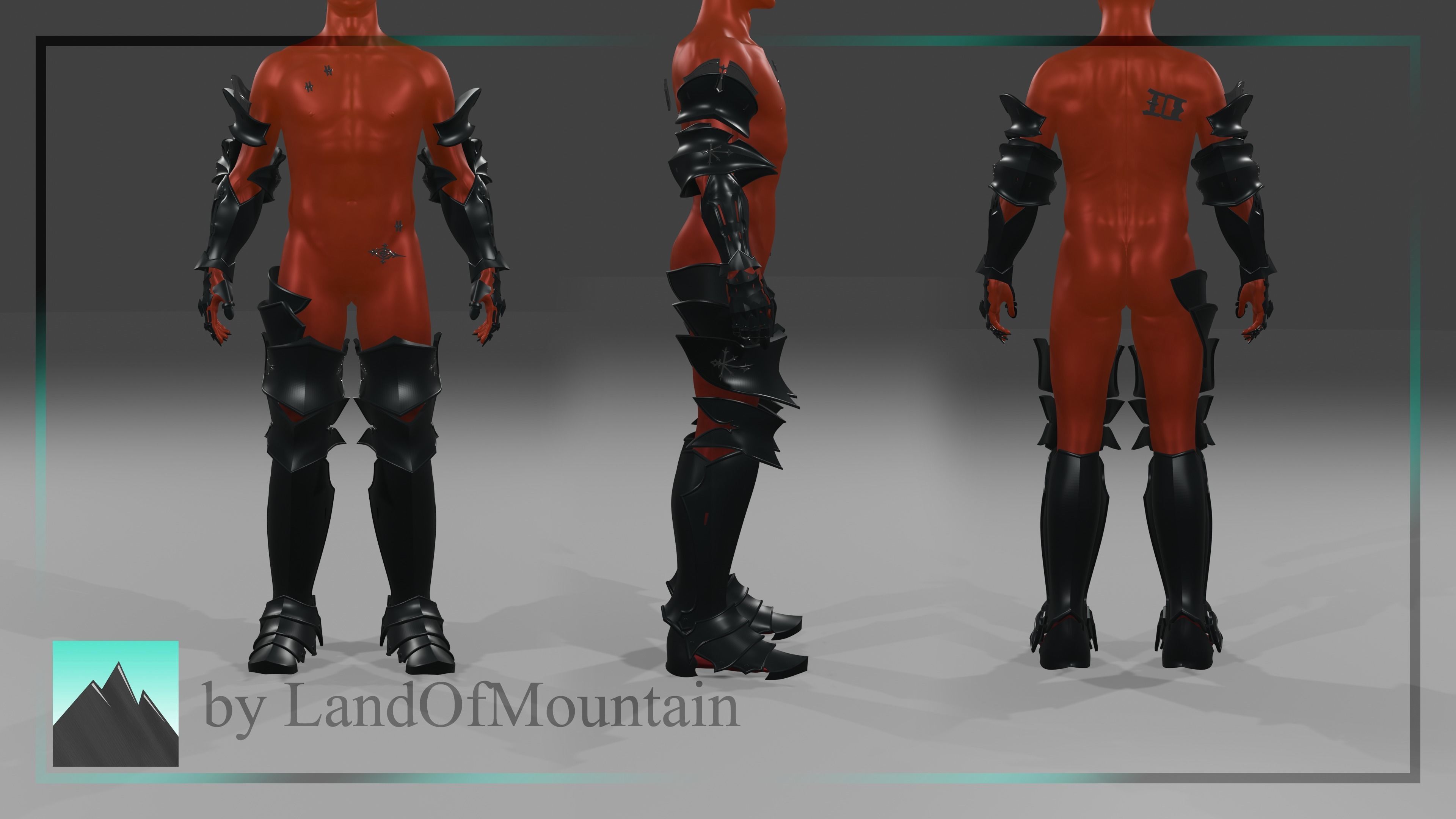 Final Fantasy XVI - Clive Rosfield - Full Armor Set 3D print model_2