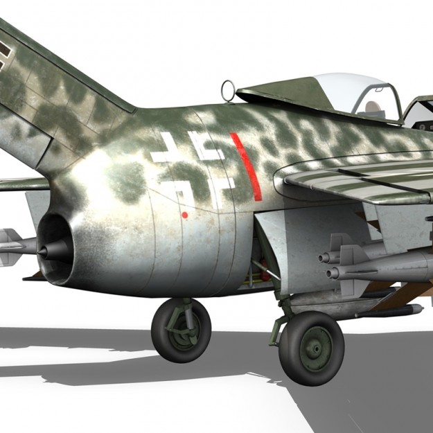 Focke Wulf TA 183 Huckebein 3D model_6