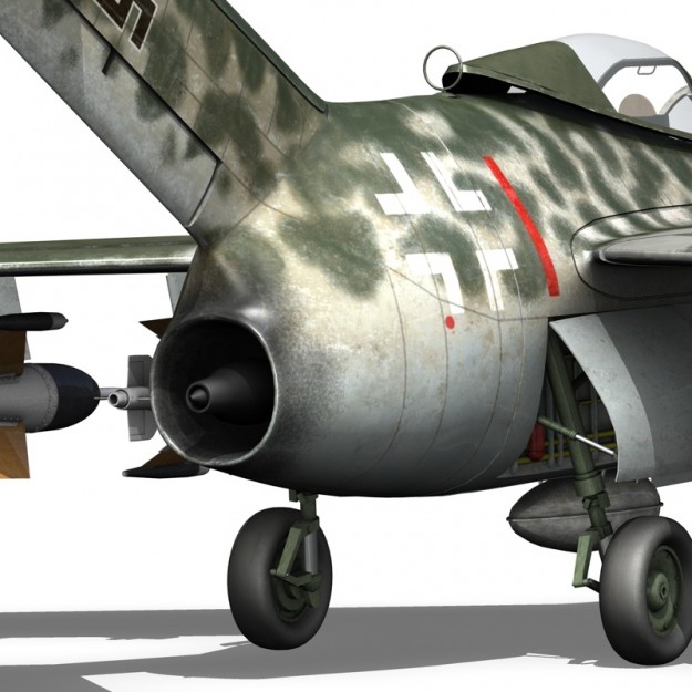 Focke Wulf TA 183 Huckebein 3D model_9