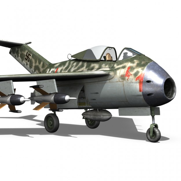 Focke Wulf TA 183 Huckebein 3D model_8
