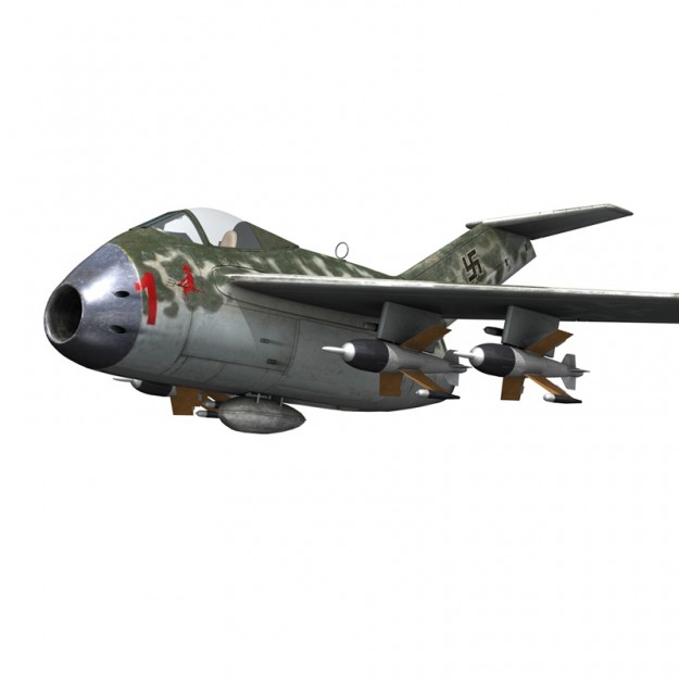 Focke Wulf TA 183 Huckebein 3D model_7
