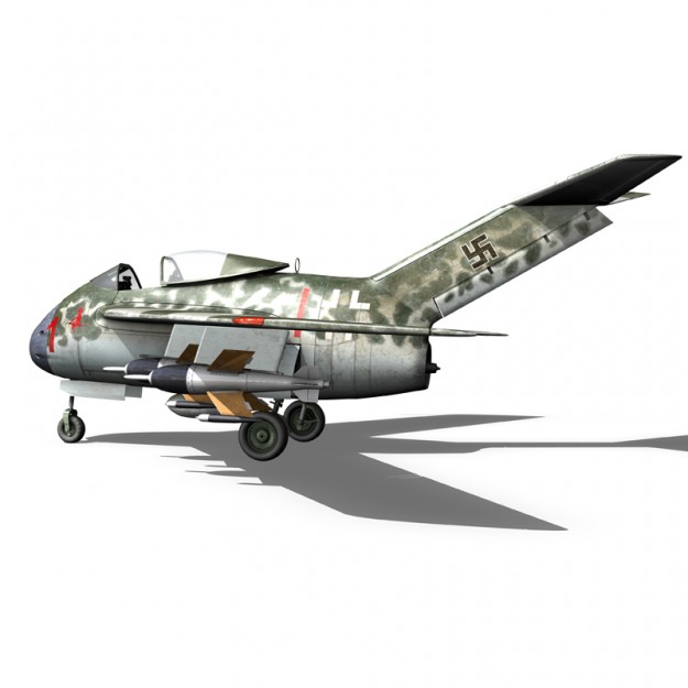 Focke Wulf TA 183 Huckebein 3D model_2