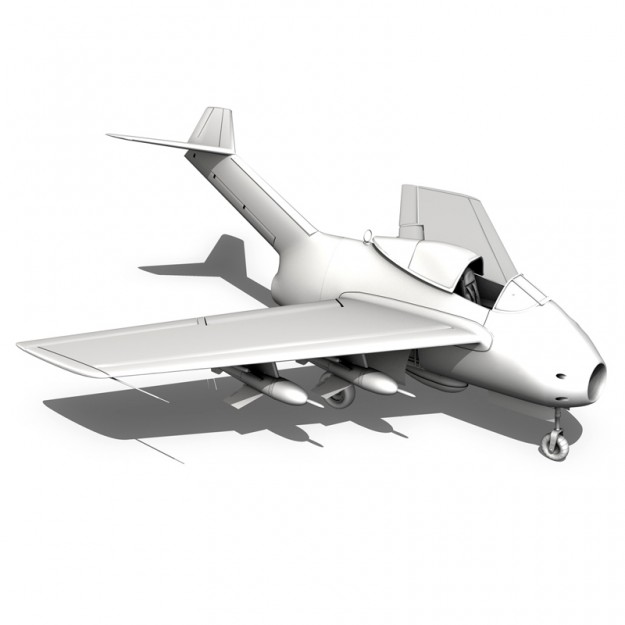 Focke Wulf TA 183 Huckebein 3D model_14