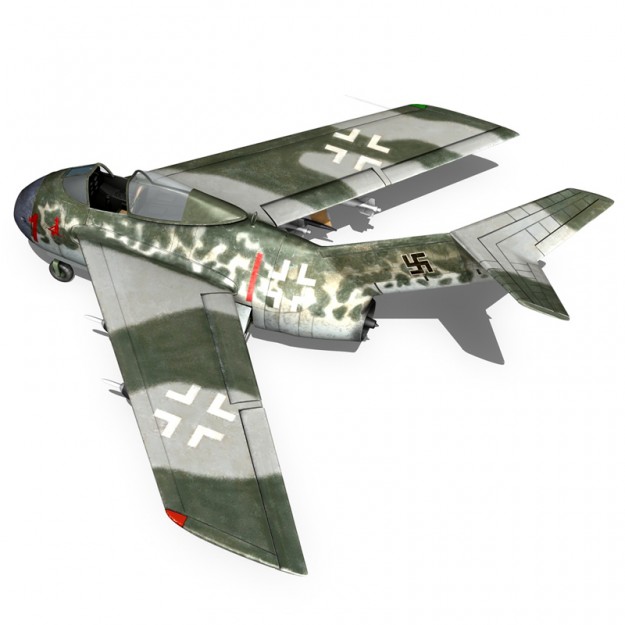 Focke Wulf TA 183 Huckebein 3D model_3