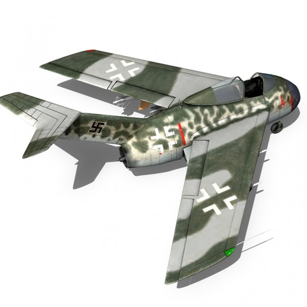 Focke Wulf TA 183 Huckebein 3D model_5