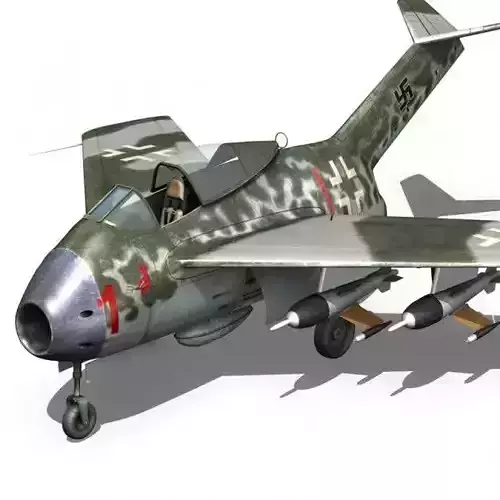 Focke Wulf TA 183 Huckebein 3D model