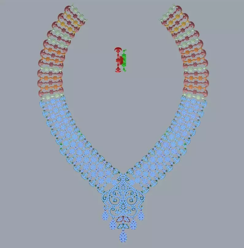 necklace 3D print model_0