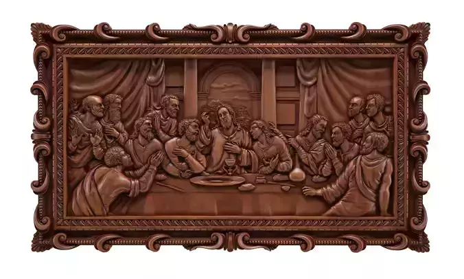 The Last Supper Bas-Relief