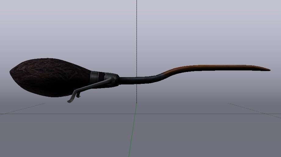 Firebolt Broomstick Low-poly 3D model_14