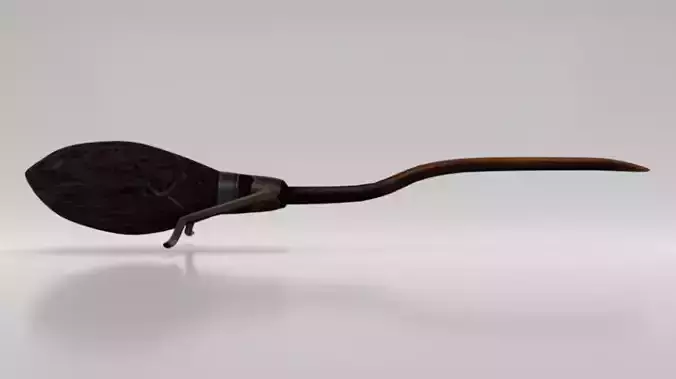 Firebolt Broomstick Low-poly 3D model
