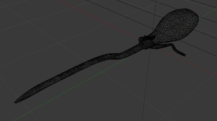Firebolt Broomstick Low-poly 3D model_33