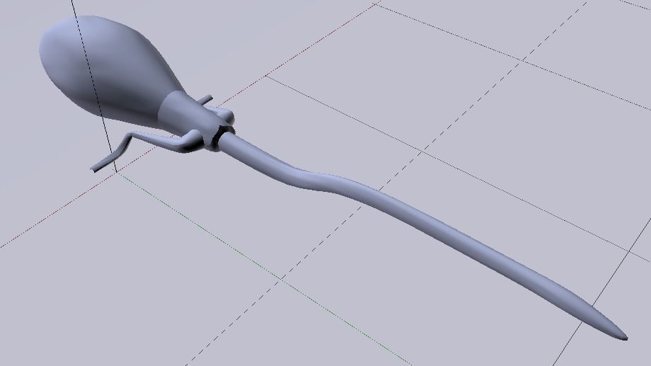 Firebolt Broomstick Low-poly 3D model_27