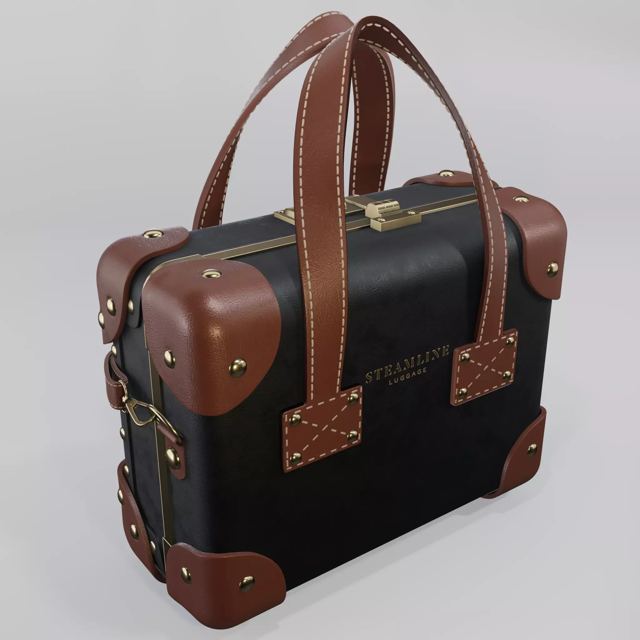 Steamline Diplomat Black Mini 3D model_0