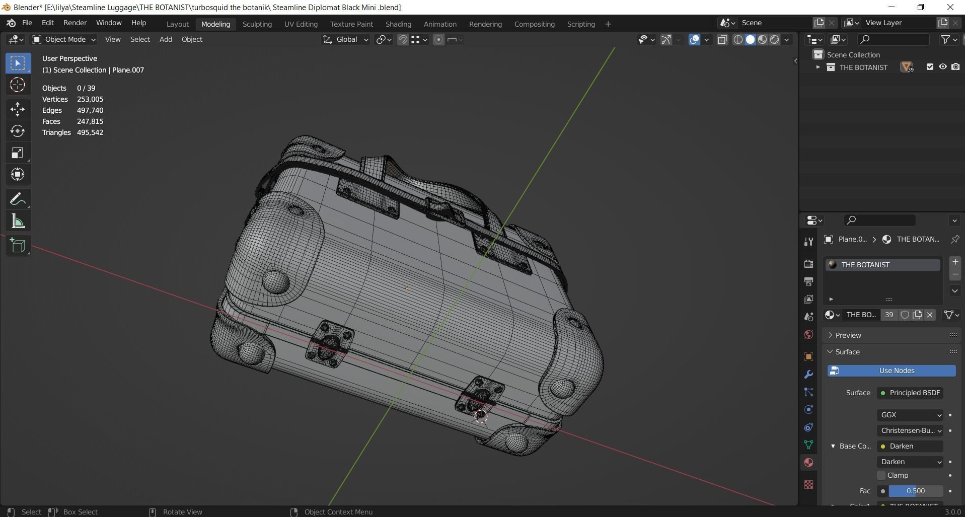 Steamline Diplomat Black Mini 3D model_10