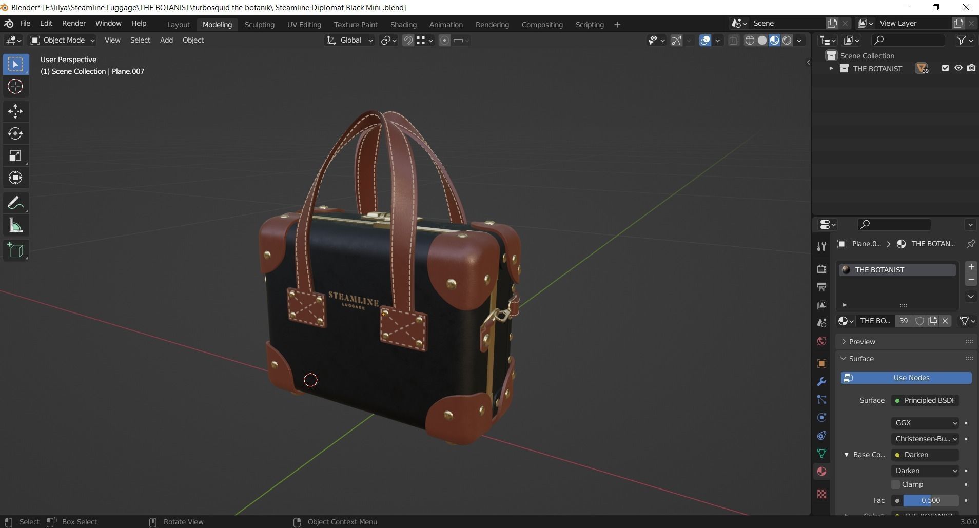 Steamline Diplomat Black Mini 3D model_8