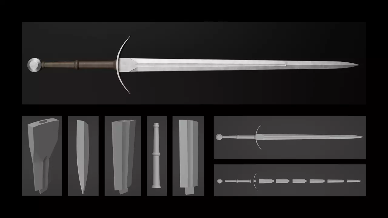 Elden Ring The Bastard Sword 3D Print 3D print model_0