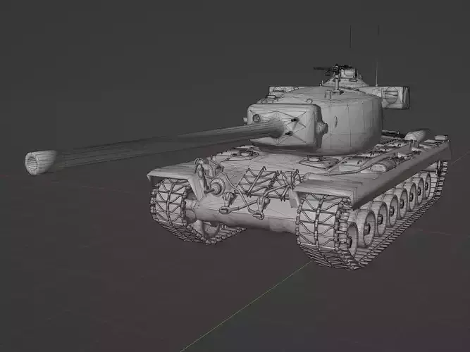 T29 heavy Low-poly 3D model