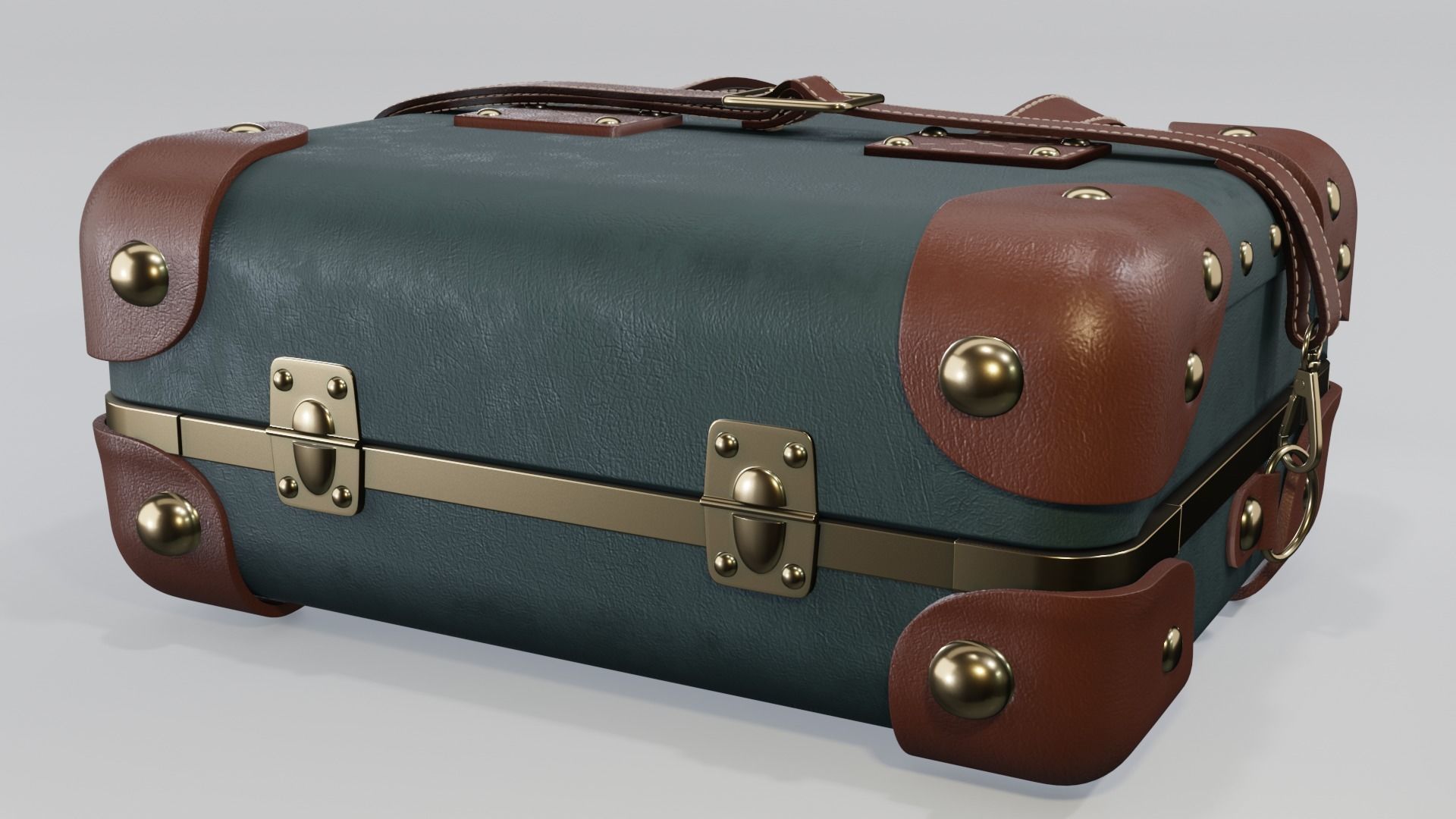 Steamline Diplomat Hunter Green Mini 3D model_3