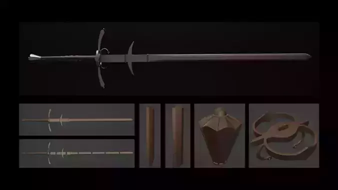 Elden Ring The Zweihander 3D Print