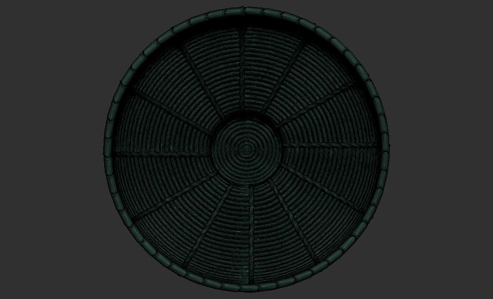 Bamboo basket 3d printable model 3D print model_8