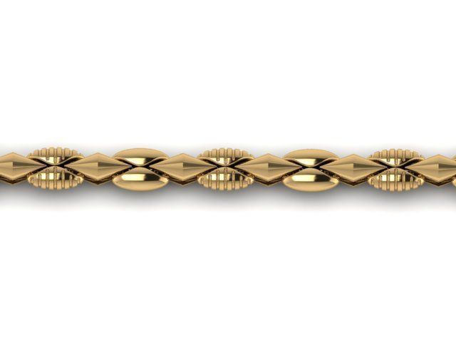 UNIQUE 3  CHAIN BEST FOR ALL JEWELRY METALS 3D print model_7