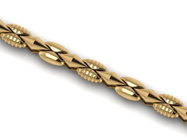 UNIQUE 3  CHAIN BEST FOR ALL JEWELRY METALS 3D print model_8