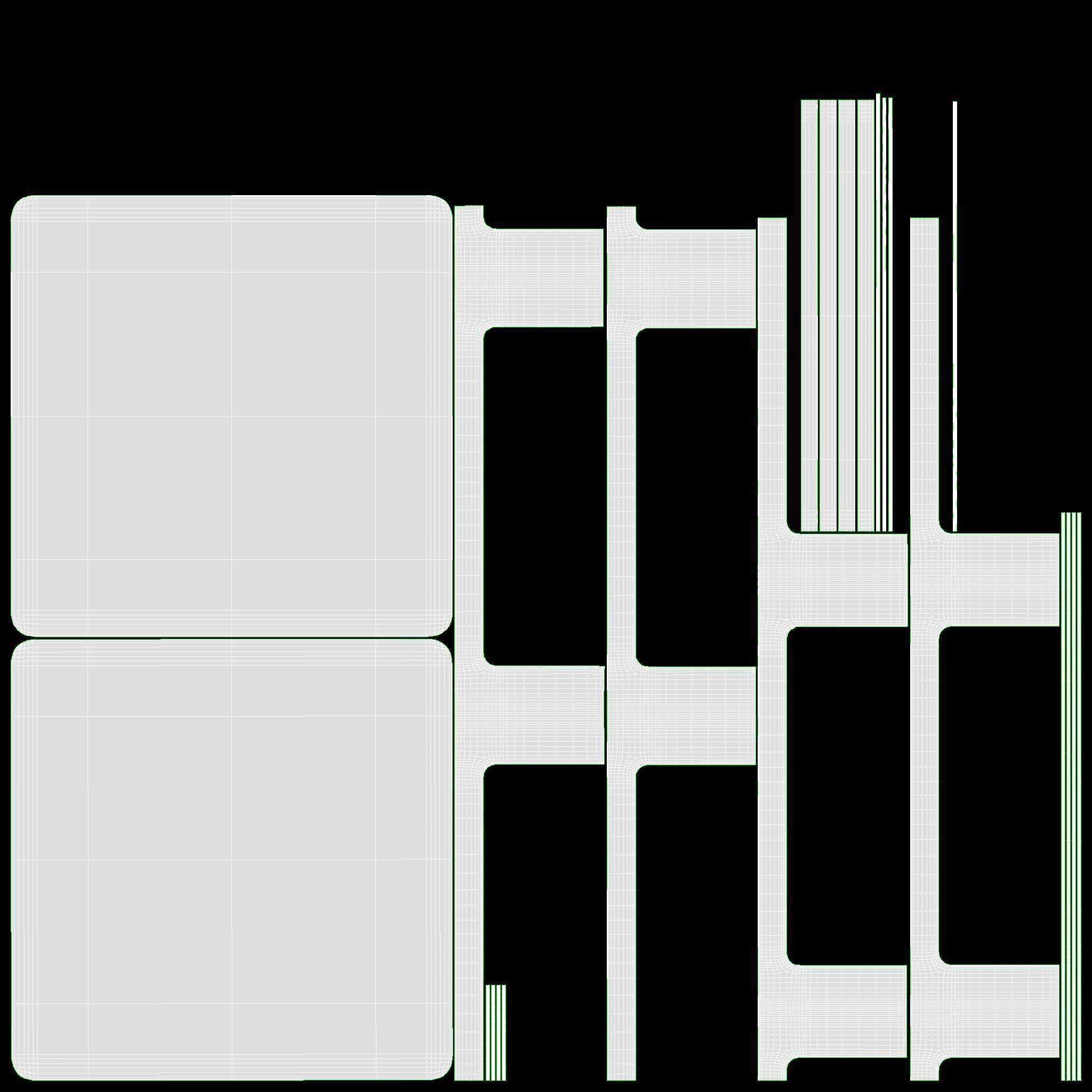 Cocktail Table Baker Marin 3D model_9